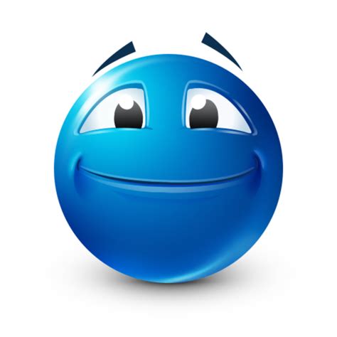 happy emoji meme blue